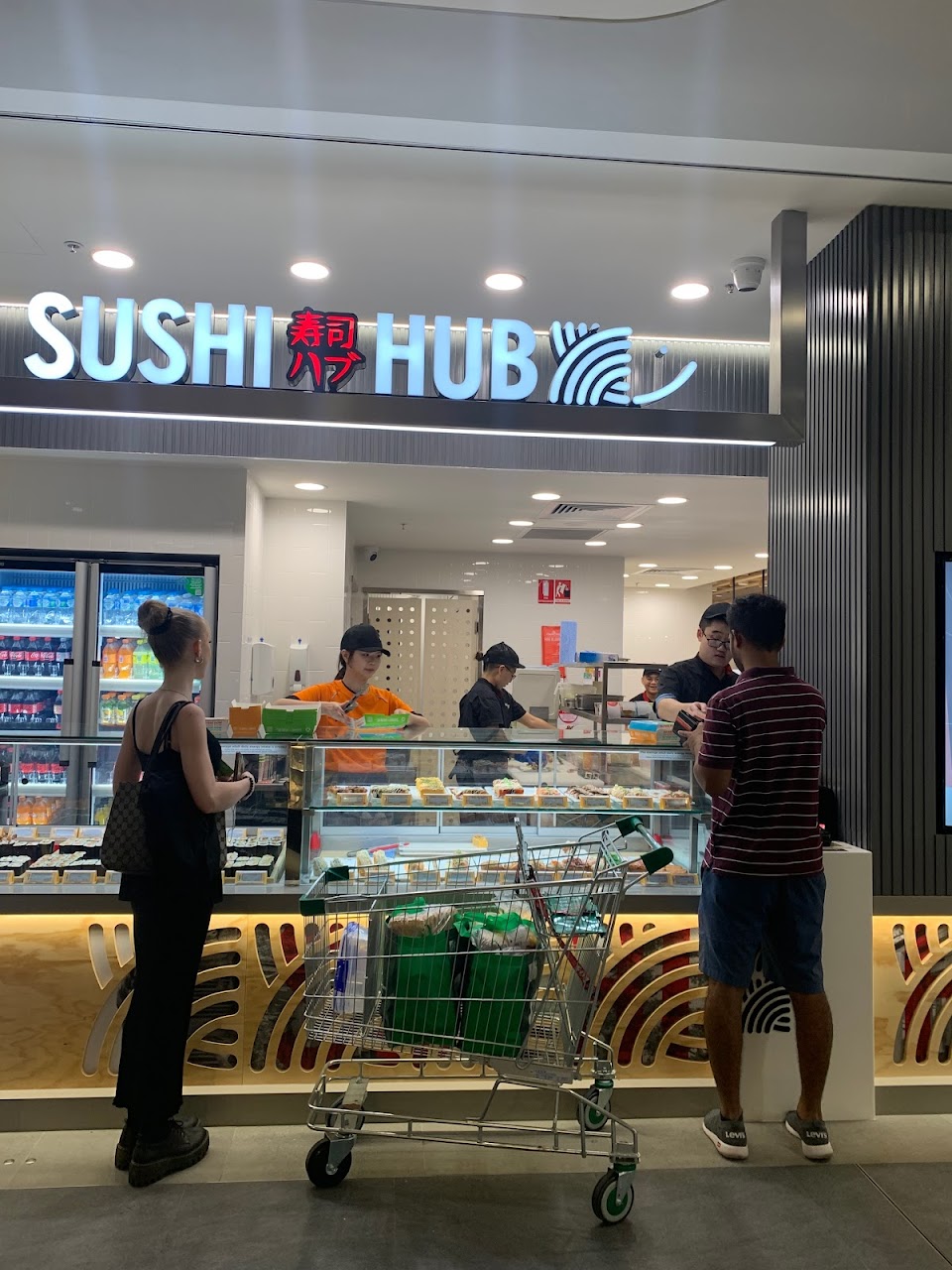 Sushi Hub Toowong storefront inside Toowong Village